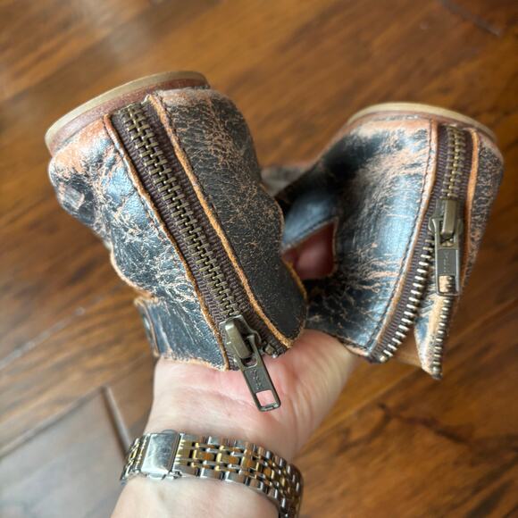 Bed Stu Women’s Soto Distressed Leather Sandals Sz 7 Gladiator Boho Bohemian - Picture 5 of 11
